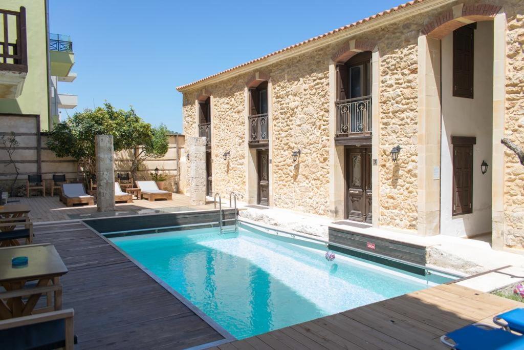 Volakas Beachfront Suites Rethymno Exterior foto